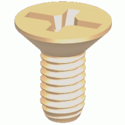 Countersunk  crossed screw [907] (907030800002)