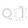 High wear Slide bearing [103-3] (103139019247)