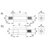 Hexagonal low Voltage insulator [124] (124401500001)