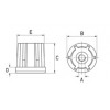 Heavy duty round threaded insert [280-1] (280052222016)