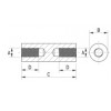 Cylindrical spacer [300] (300420000038)