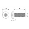 Pan head machine screw metal DIN 7985 [342-m] (342051640952)