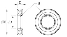 Self retaining washer [016]