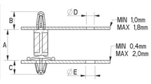 Locking PCB Spacer [100-0]