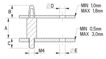 Screw & Locking PCB Spacer [100-1]