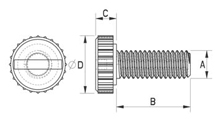 Knurled Screw [140]