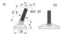 Adjustable foot [148]