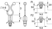 Stand-off twist lock [297]