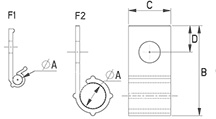 Clip screw mount [446]